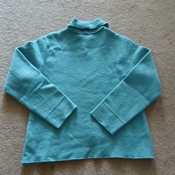 Sigrid Olsen Pea Coat 100% Wool - Picture 2 of 5